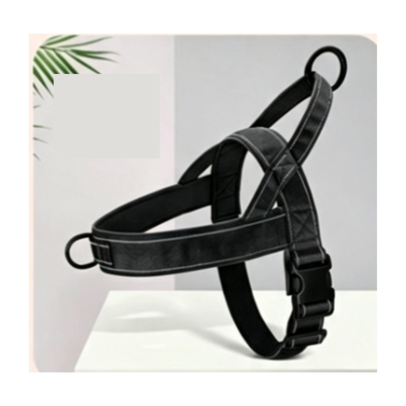 No-Pull Hundegeschirr in Schwarz